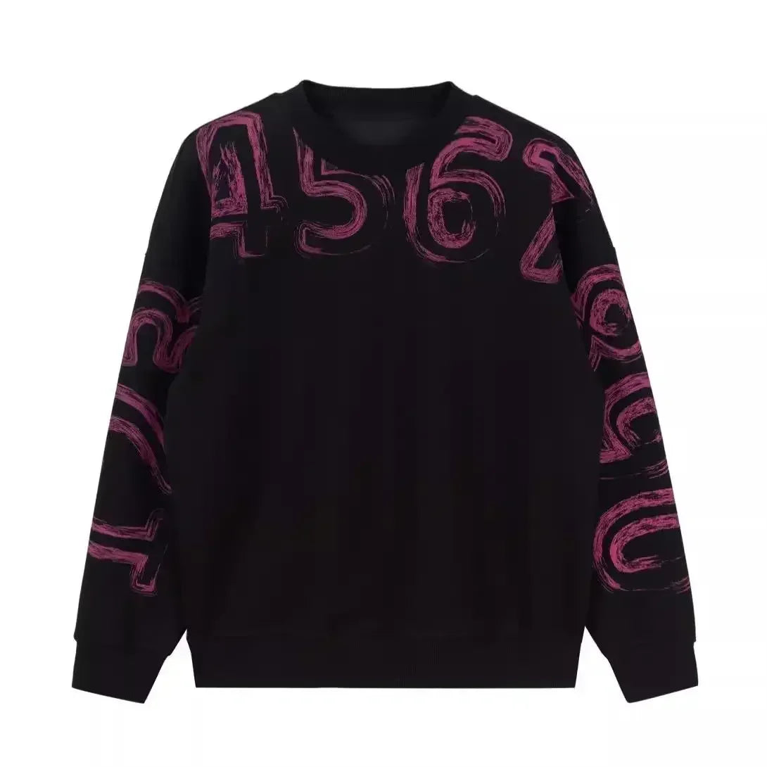 Men's T-shirts Baggy Sweatshirt Round Neck Long Sleeve Male Pullover Fashion Trends 2024 Casual One Piece Original Emo Clothing